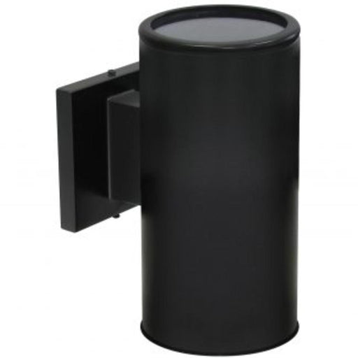 Avista Lighting Inc Avista Cylinder Outdoor Wall Sconce Black -Round 9"