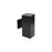 Cylinder Outdoor Wall Sconce Black -square 9" | A0903S-BK