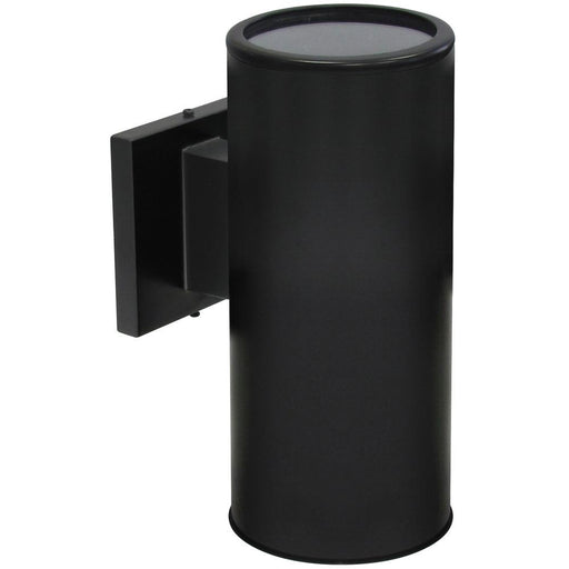 Avista Lighting Inc Avista Cylinder Outdoor Wall Sconce Black -Round 10"