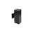 Cylinder Outdoor Wall Sconce Black -square 10" | A1003S-BK