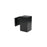 Cylinder Outdoor Wall Sconce Black -square 7" | A1101S-BK