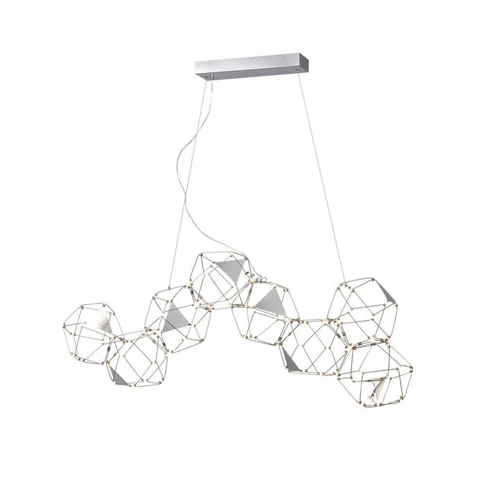 Cube Chandelier 50" Chrome -led | A1892CH