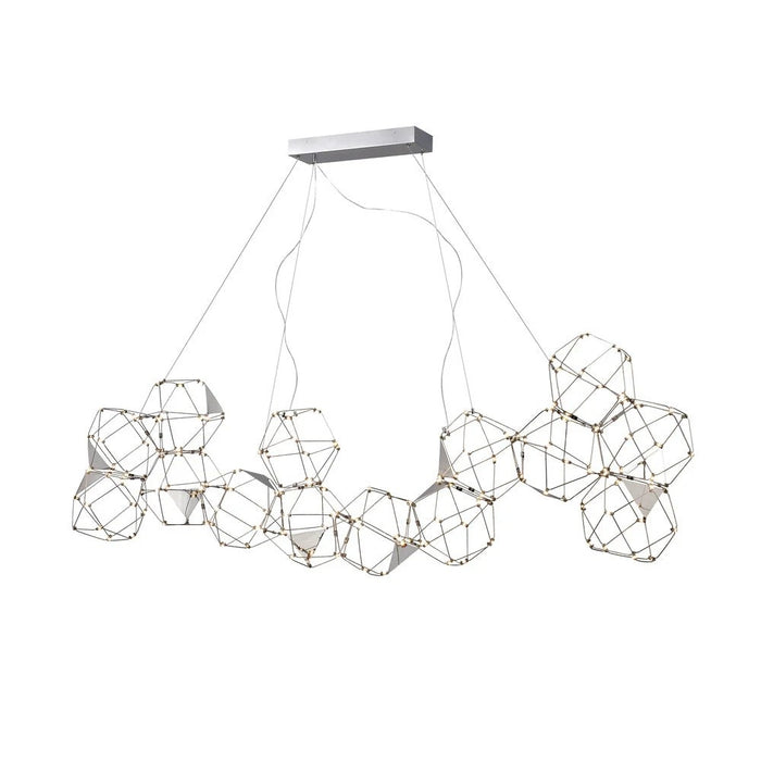 Cube Chandelier 73" Chrome -led | A1893CH