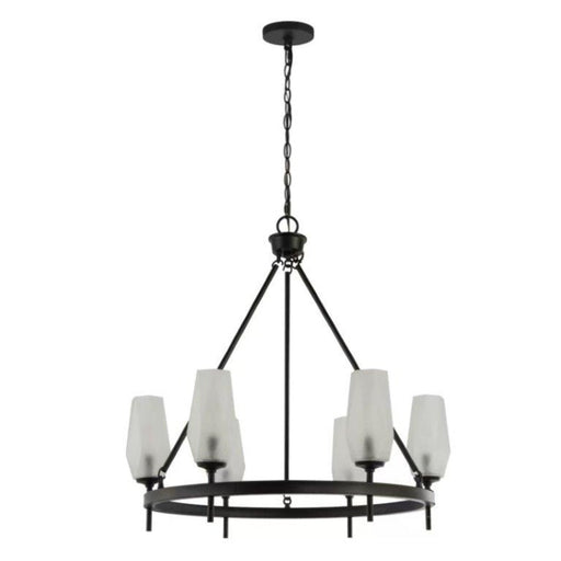 Summit Chandelier 6-light -black | A2386BK
