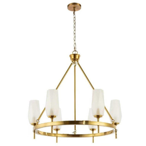 Summit Chandelier 6-light -brass | A2386BR