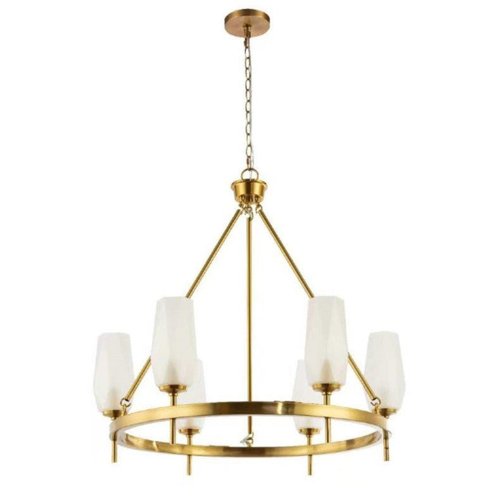 Summit Chandelier 6-light -brass | A2386BR