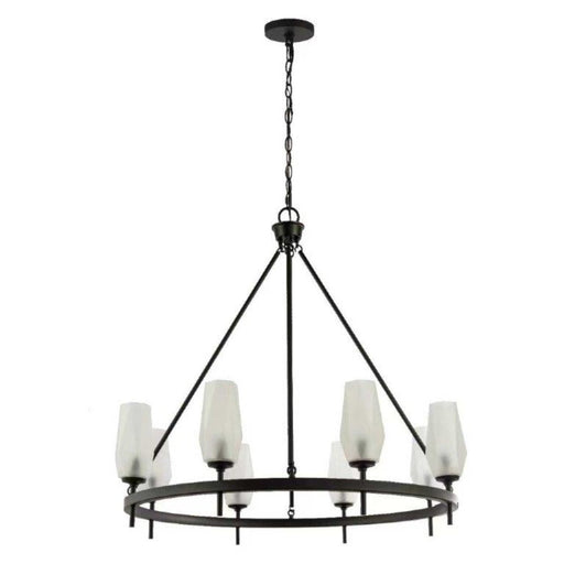Summit Chandelier 8-light -black | A2388BK