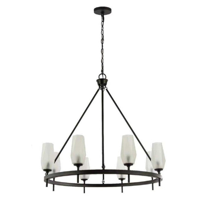 Summit Chandelier 8-light -black | A2388BK