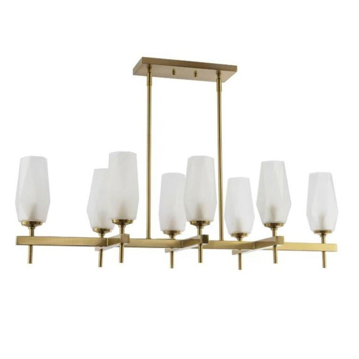 Summit Linear Chandelier 8-light -brass | A2389BR