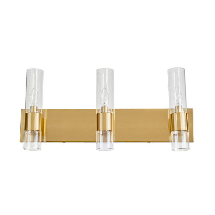 Core 24" 3-light Vanity Wall Light Aged Brass | A2503AGB