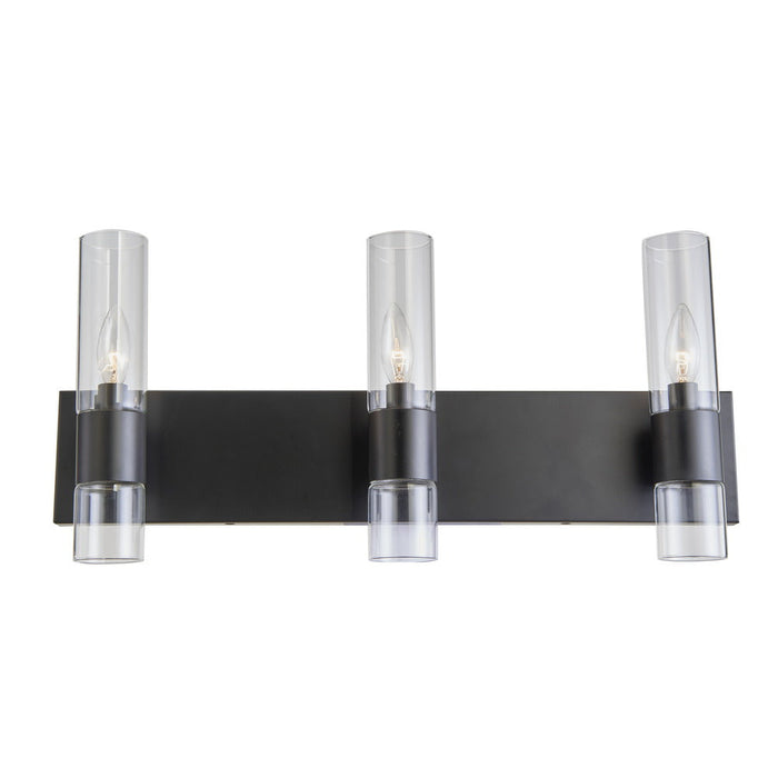 Core 24" 3-light Vanity Wall Light Black | A2503BK