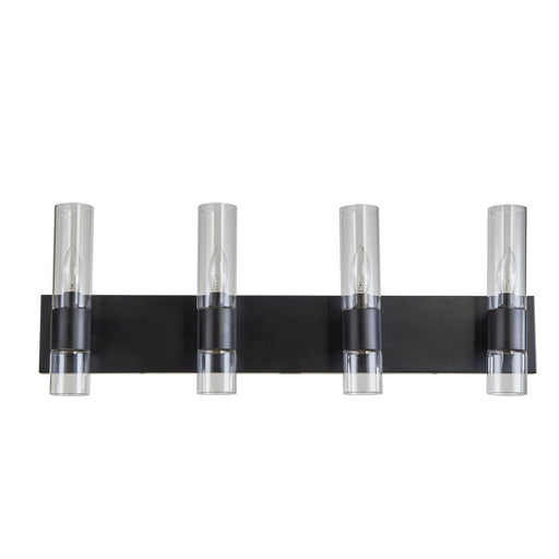 Core 30" 4-light Vanity Wall Light Black | A2504BK