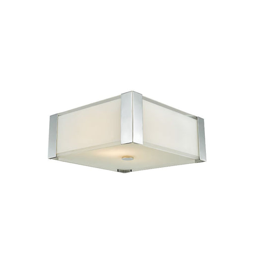 Urban Flush Mount Square 2-light Brushed Nickel | A2832-11