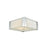 Urban Flush Mount Square 2-light Chrome | A2832-7