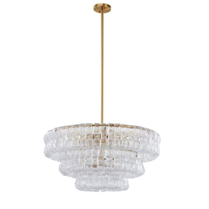 Avista Lisbon Chandelier 28" Gold | A2928GD