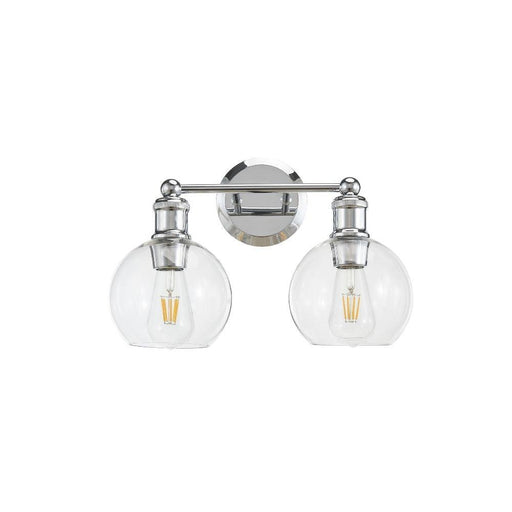 Avista Lighting Inc Avista Ash Vanity Wall Light 2-Light Chrome