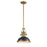 Avista Lighting Inc Avista Luxor Pendent 1-Light Black & Aged Brass