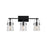 Arden Vanity Wall Light 3-light Black | A4313BK