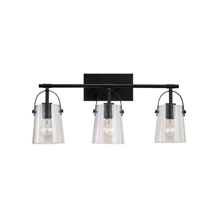 Arden Vanity Wall Light 3-light Black | A4313BK