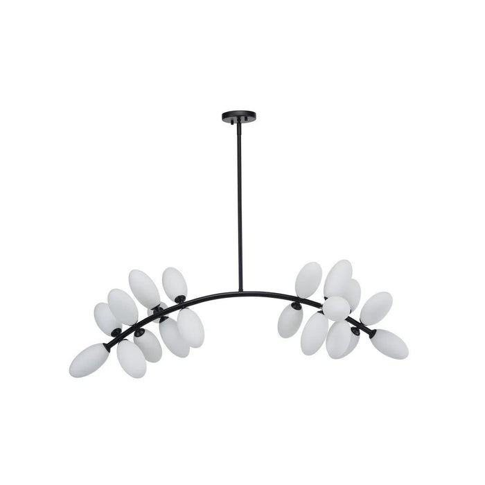 Arc Chandelier 20-light Black | A4555BK