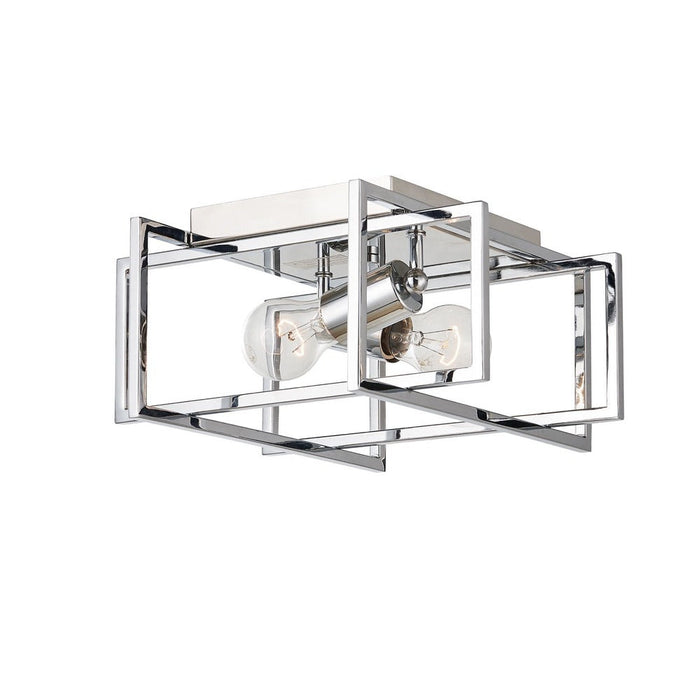 Korson 12" Flush Mount Chrome 2-light | A4712CH