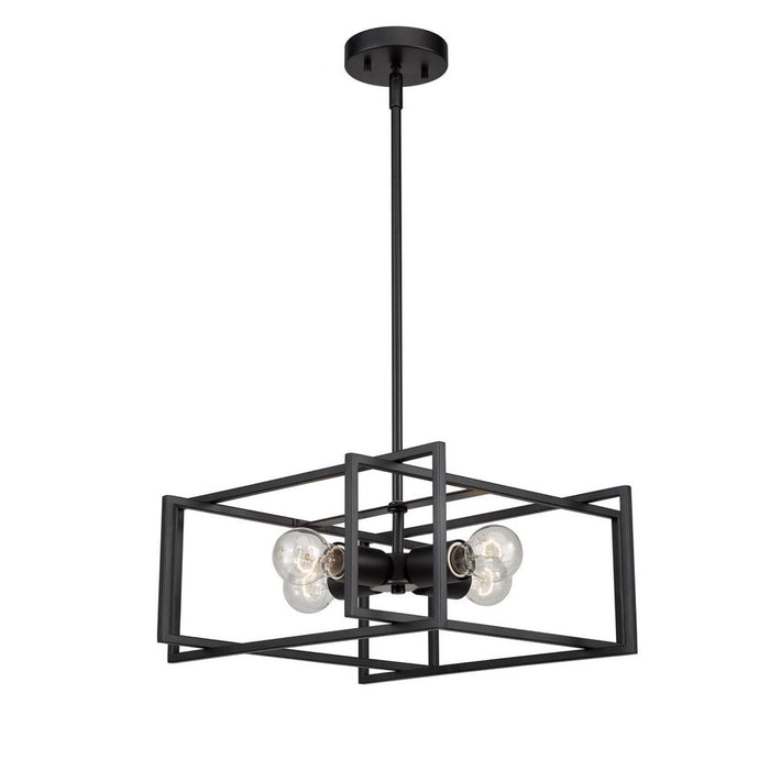 Korson 16" 4-light Black Pendant | A4715BK
