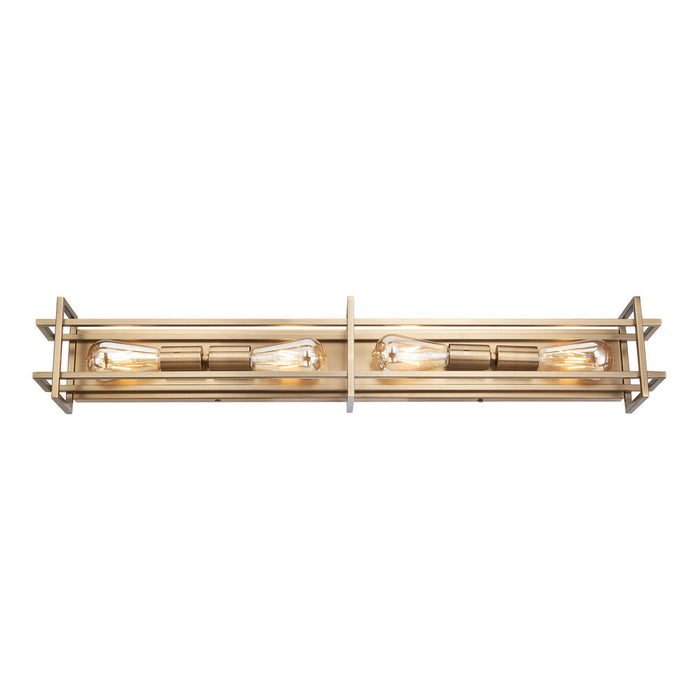 Korson 36" 4- Light Antique Brass Vanity Wall Light | A4736AB