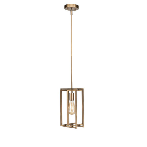 Avista Lighting Inc Avista Korson 1-Light Antique Brass Pendant