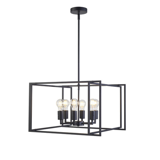 Korson 21" 6-light Black Pendant | A4754BK