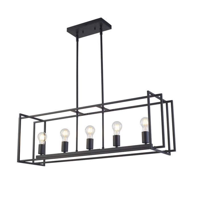 Korson 39" Linear Black Pendant | A4755BK