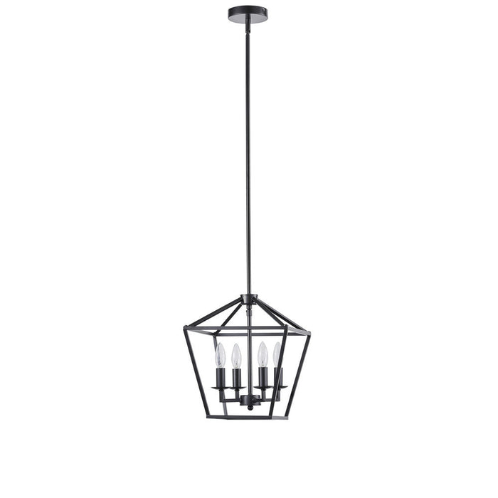 Stratford Pendant 4-light Black | A4812BK