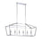 Stratford Linear Chandelier 6-light Chrome | A4848CH