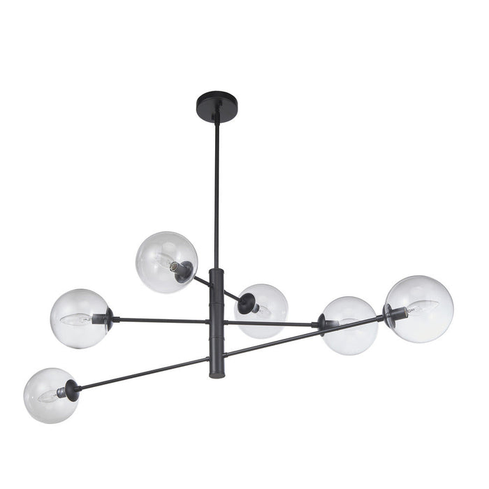Boca Chandelier 6-light Black | A5856BK