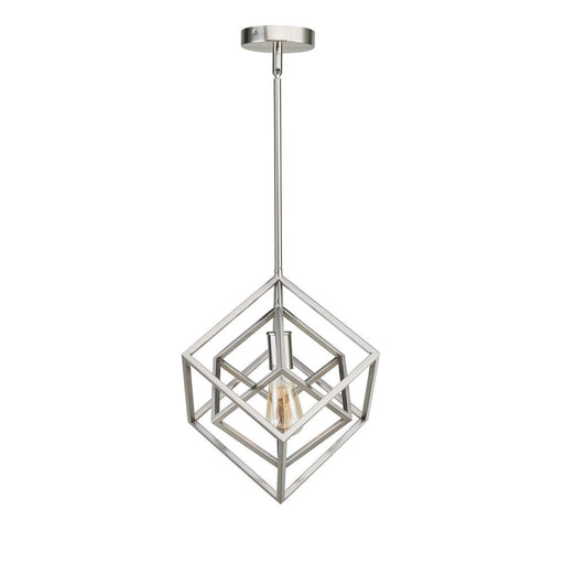 Geometric 12" Pendant Brushed Nickel | A5912BN