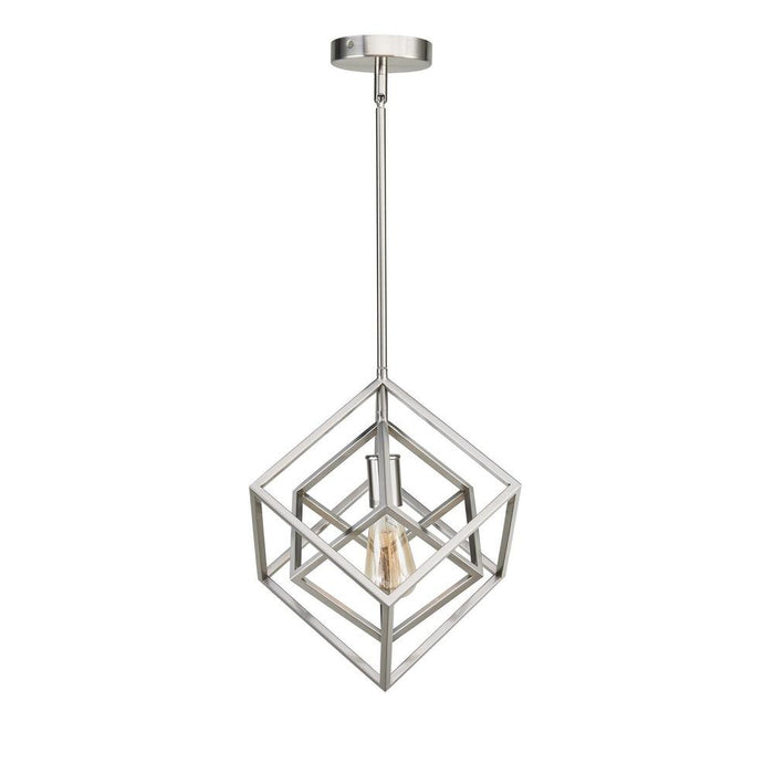 Avista Lighting Inc Avista Geometric 12" Pendant Brushed Nickel