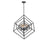 Geometric 24" Chandelier Black | A5924BK