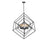Geometric 30" Chandelier Black | A5930BK