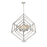 Avista Lighting Inc Avista Geometric 30" Chandelier Brushed Nickel