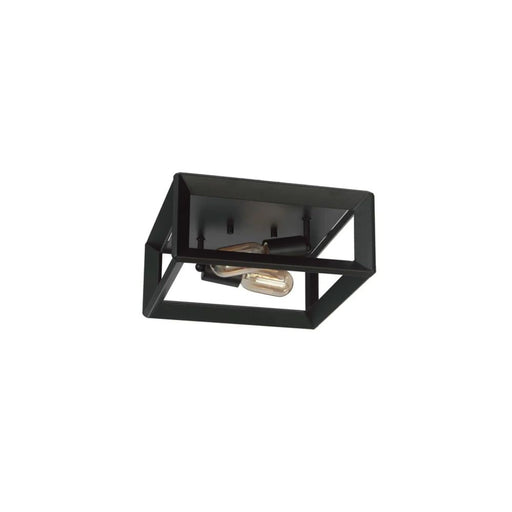 Metro 12" Flush Mount Black | A7032BK