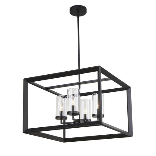 Avista Metro 21" Chandelier Black | A7055BK