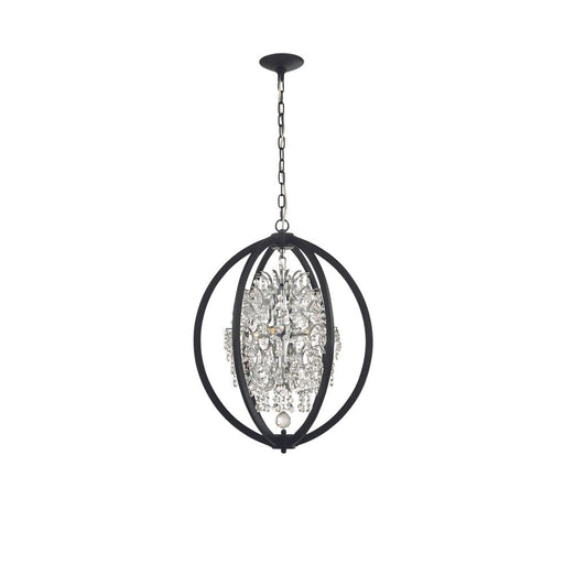 Belair Chandelier 18" Black | A7254BK