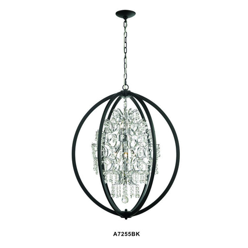 Avista Lighting Inc Avista Belair Chandelier 36" Black