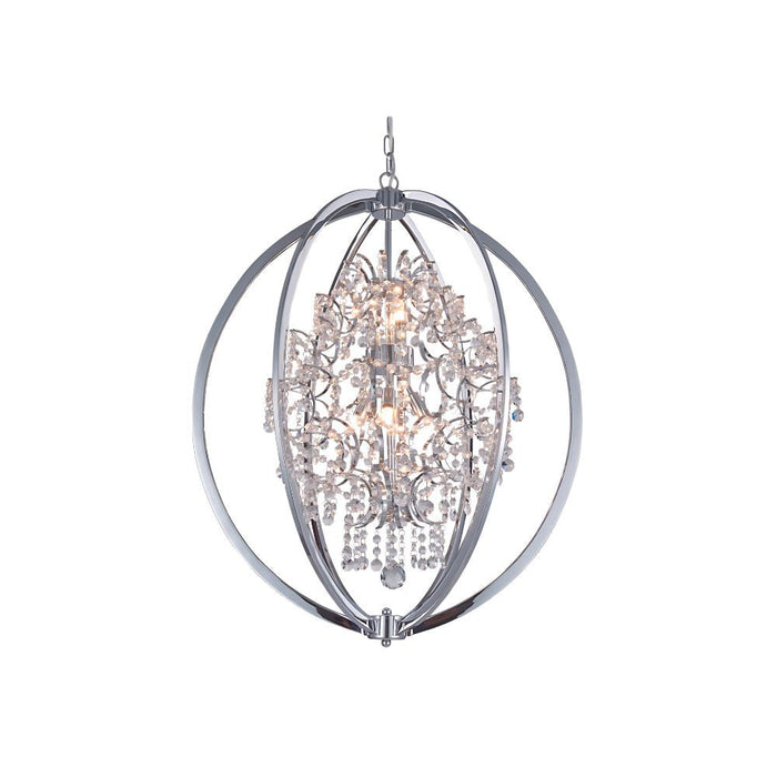 Avista Belair Chandelier 36" Chrome | A7258CH