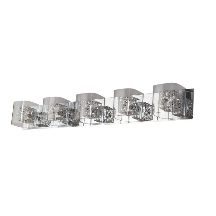 Zoe Vanity Wall Light 5-light Chrome | A73015-7