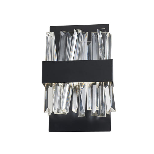 Geo Vanity Wall Light Sconce Black -led | A7811BK