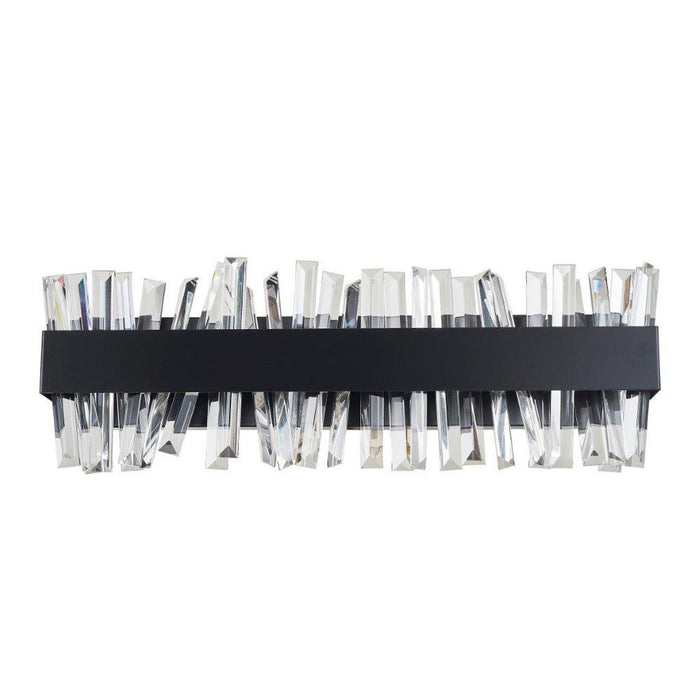 Geo Vanity Wall Light 23" Black -led | A7813BK