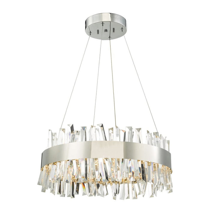 Geo Chandelier 20" Chrome-led | A7820CH