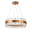 Geo Chandelier 24" Antique Brass - Led | A7824AB