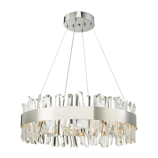 Geo Chandelier 24" Chrome-led | A7824CH