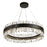 Geo Chandelier 30" Black-led | A7830BK